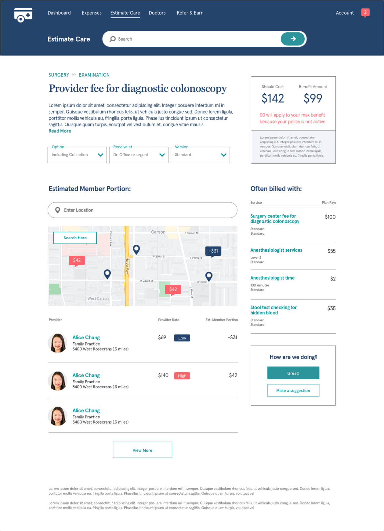 Website design