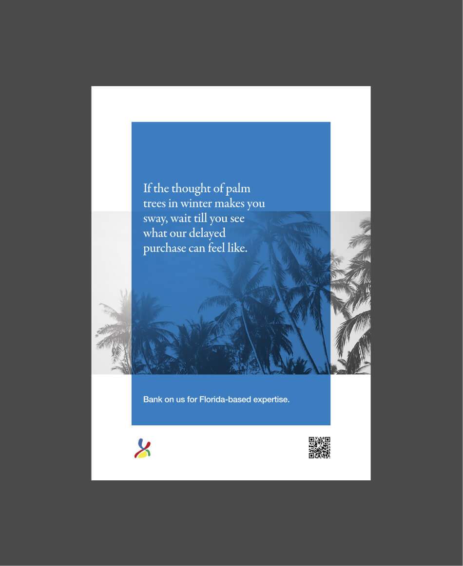 Print ad — ‘Bank on us for Florida-based expertise’