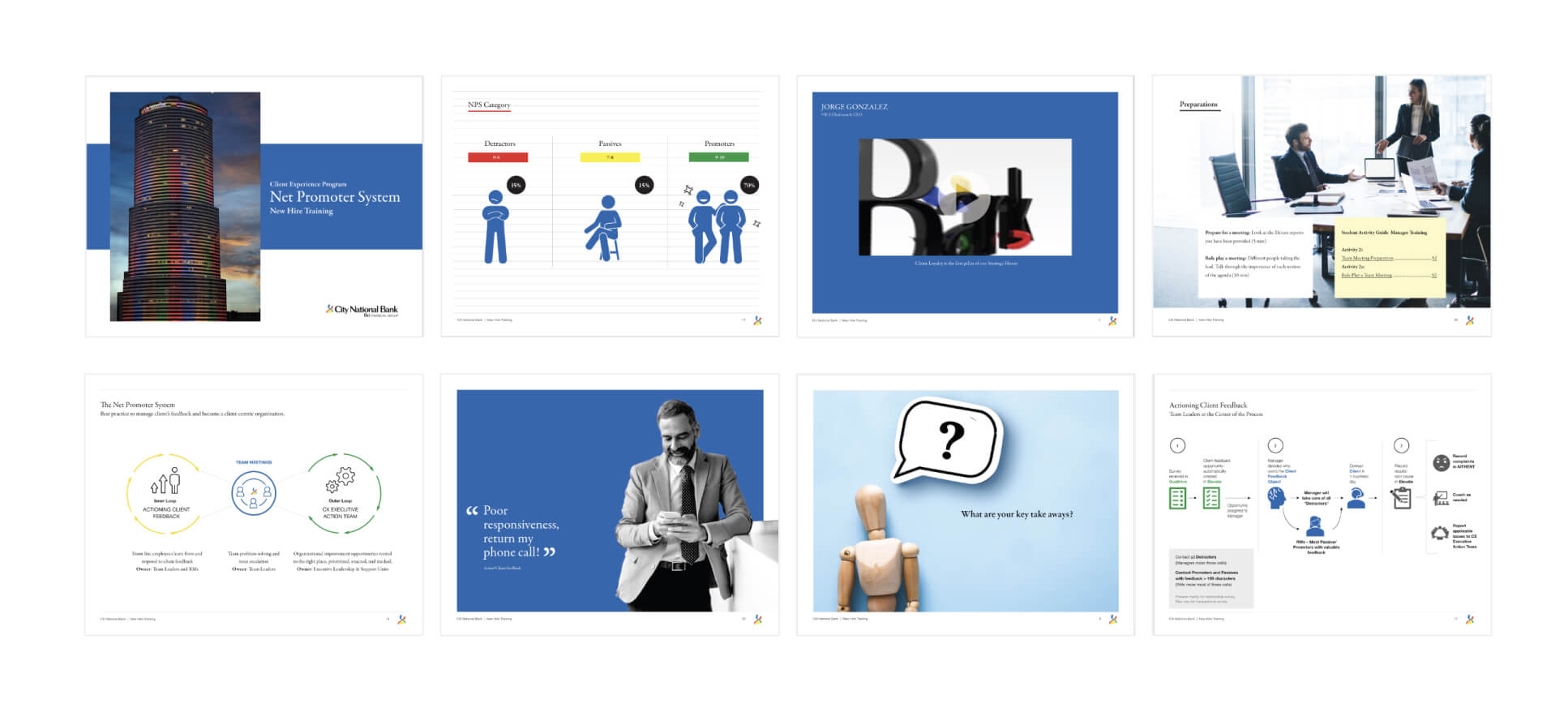 Net Promoter System client-experience training deck